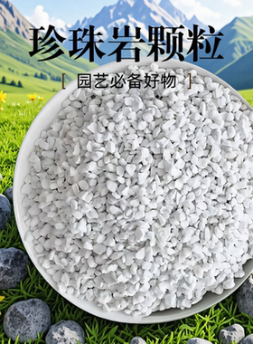 珍珠岩颗粒养花用膨胀硬质珍珠岩多肉至蛭石园艺兰花专用营养土