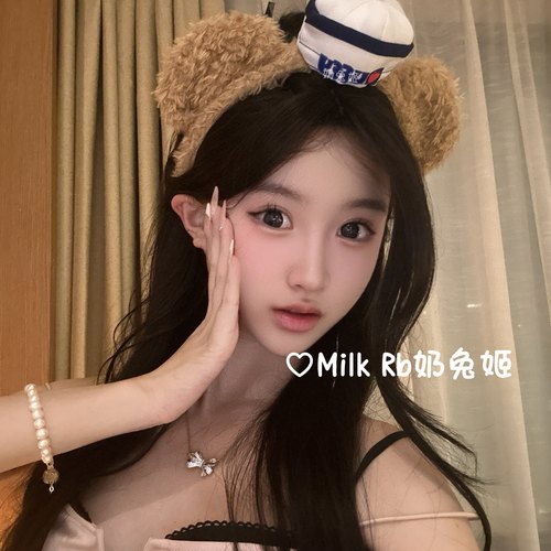 奶兔姬*小熊达菲/ 可爱卡通迪尼Duffy乐园拍照利器软妹头箍头饰