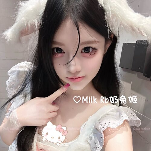 奶兔姬*软软兔/ 手作垂耳兔发箍发夹可爱cos软萌仿真lolita耳朵KC