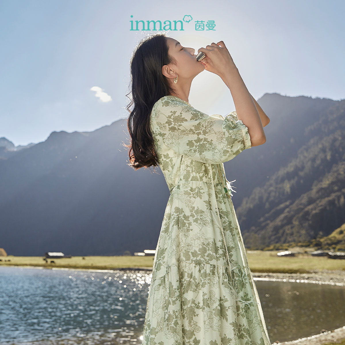 【商场同款】茵曼复古印