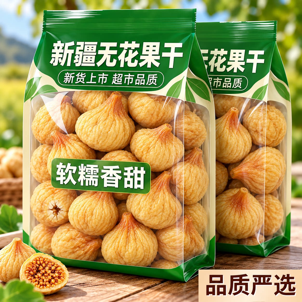 【商超同款】无花果干新疆官方旗舰店特级大果孕妇可食正宗泡水喝