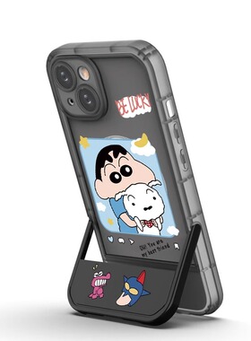 适用三星s22ultra手机壳s21+新款s20fe/note10磁吸a02支架a14全包a42可爱a23卡通magsafe蜡笔小新a34/a53/a71