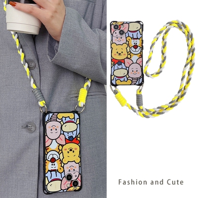 三星s24ultra手机壳斜挎维尼熊