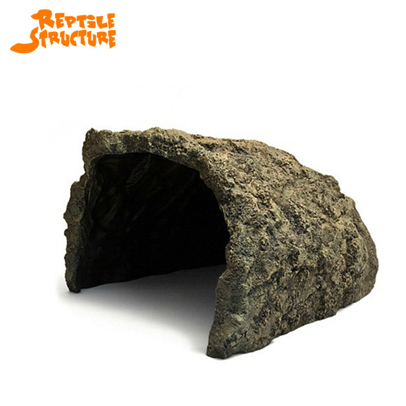 爬结构超大号仿岩石爬虫躲避树洞陆龟屋水龟窝爬宠晒台鬃狮蜥蜴藏