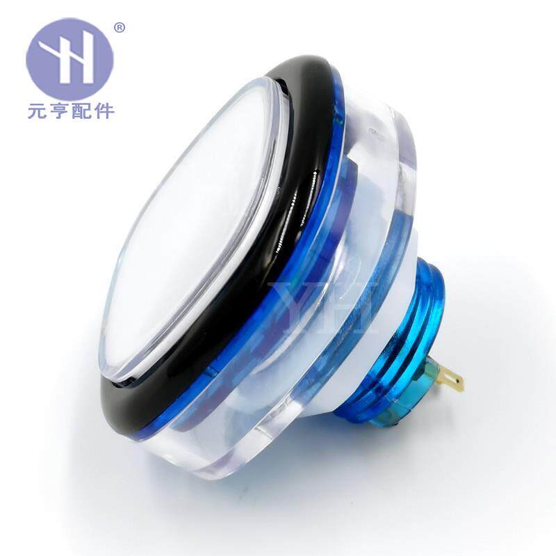 拉霸机大按钮圆角方按钮双色出口品质带灯直插按键游戏机配件开关
