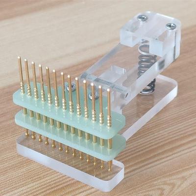 烧录夹子 PCB测试架 治具 夹具 探针 调试编程下载 弹簧针2.542.0