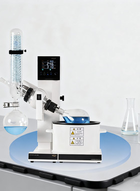 上海贤德xiande-5000A触摸式+手柄式双自动升降旋转蒸发器