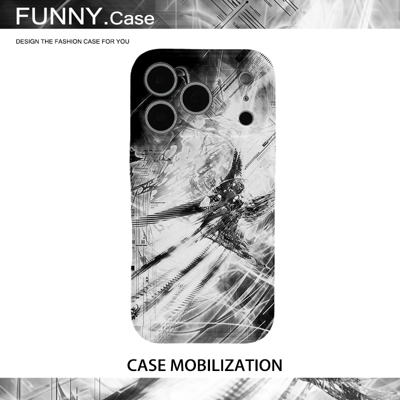 y2k亚文化故障古早涂鸦菲林全包手机壳适用苹果17nova14华为p80mate70小米17opporen14ovivo荣耀400iPhone16