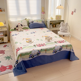 2025年新款床单全棉加厚单件纯棉床单床罩单双人宿舍被单