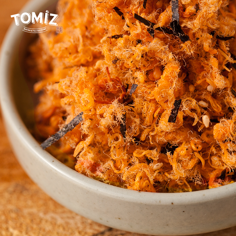 TOMIZ富泽商店海苔脆肉松85g儿童配粥寿司烘焙面包鸡肉类零食