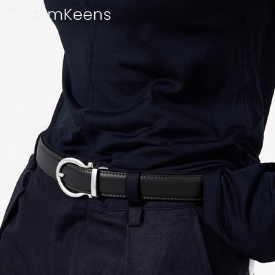 CalermKeens女士真皮牛皮腰带