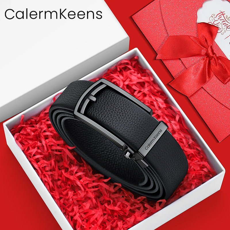 CalermKeens针扣造型自动扣皮带
