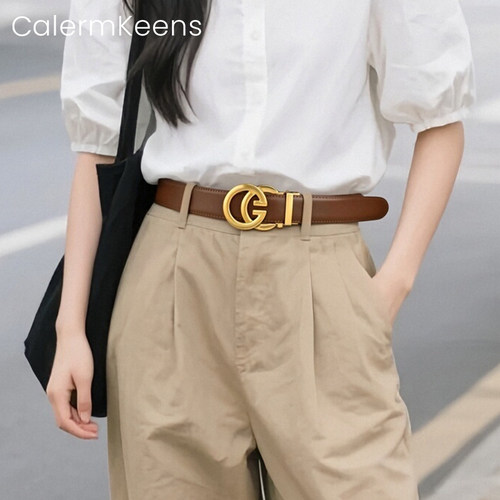 CalermKeens设计感小众腰带女