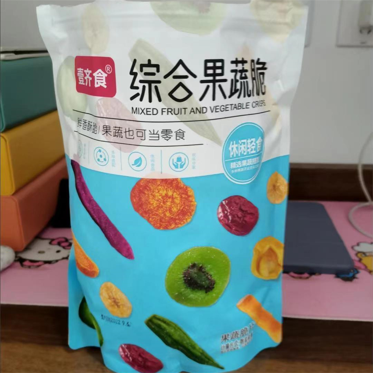 壹齐食果蔬脆混合综合果蔬片混合蔬菜干零食果蔬干秋葵休闲办公零