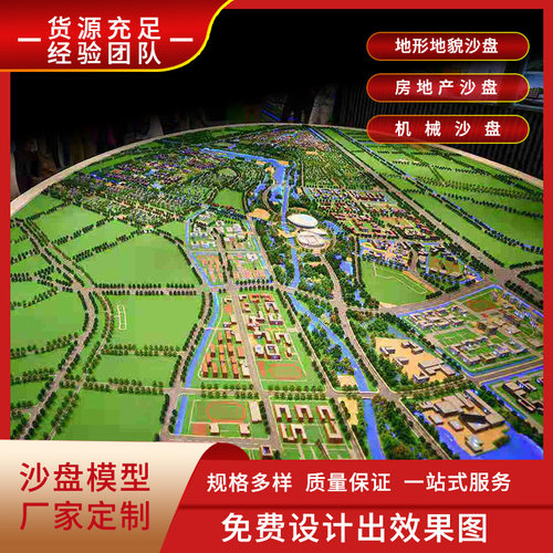 定制城市规划沙盘模型地形地貌片区模型铁路隧道桥梁光伏储能沙盘
