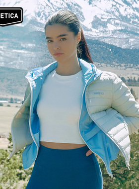 DUVETICA 女士立领柔软易压缩轻量短款羽绒服夹克 VDDJ11045