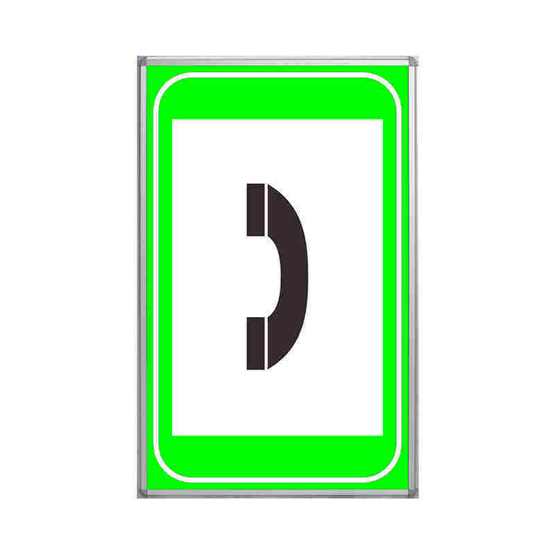 隧道电光标志人车行横洞紧急电话停车带消防设备疏散标识指示