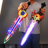 赛罗奥特超人曼武器儿童发光宝剑发光电动七彩声光伸缩玩具男孩子