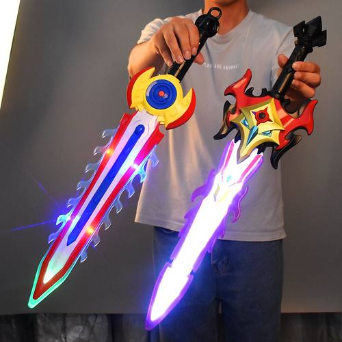 赛罗奥特超人曼武器儿童发光宝剑发光电动七彩声光伸缩玩具男孩子