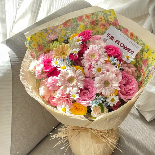 永生花仿真香皂花玫瑰花束