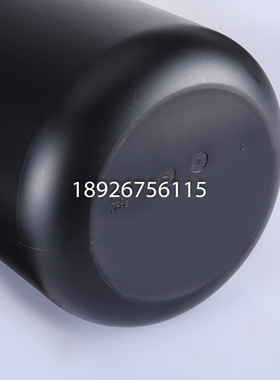 加厚HDPE广口瓶5L黑色大口塑料瓶避光包装瓶带内盖5000ML厂价