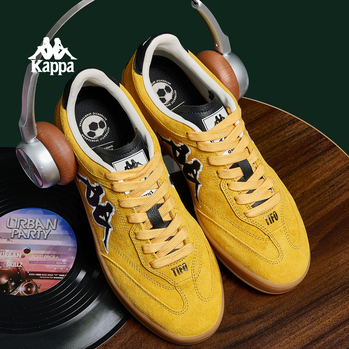 kappa男鞋复古德训鞋休闲板鞋