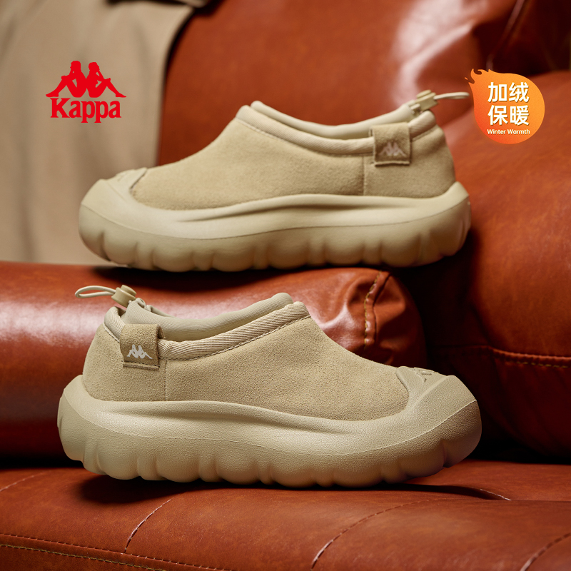 Kappa女鞋新款加绒保暖棉靴