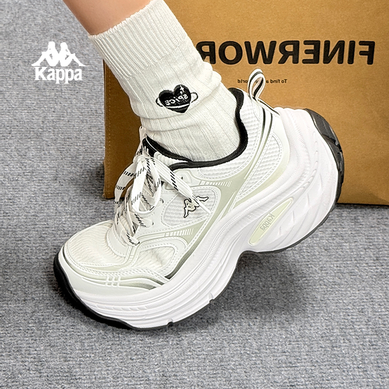 Kappa女鞋厚底老爹鞋显脚小鞋子