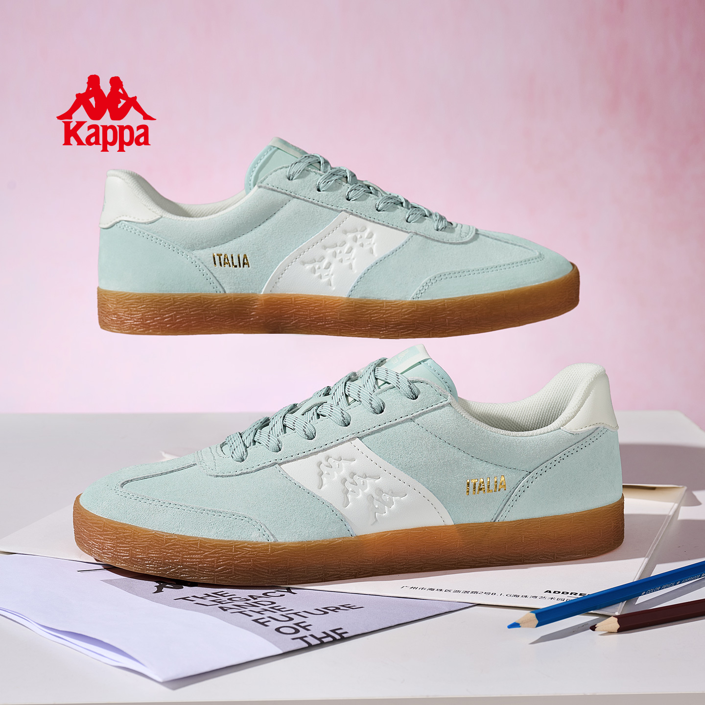 Kappa休闲复古德训鞋男款