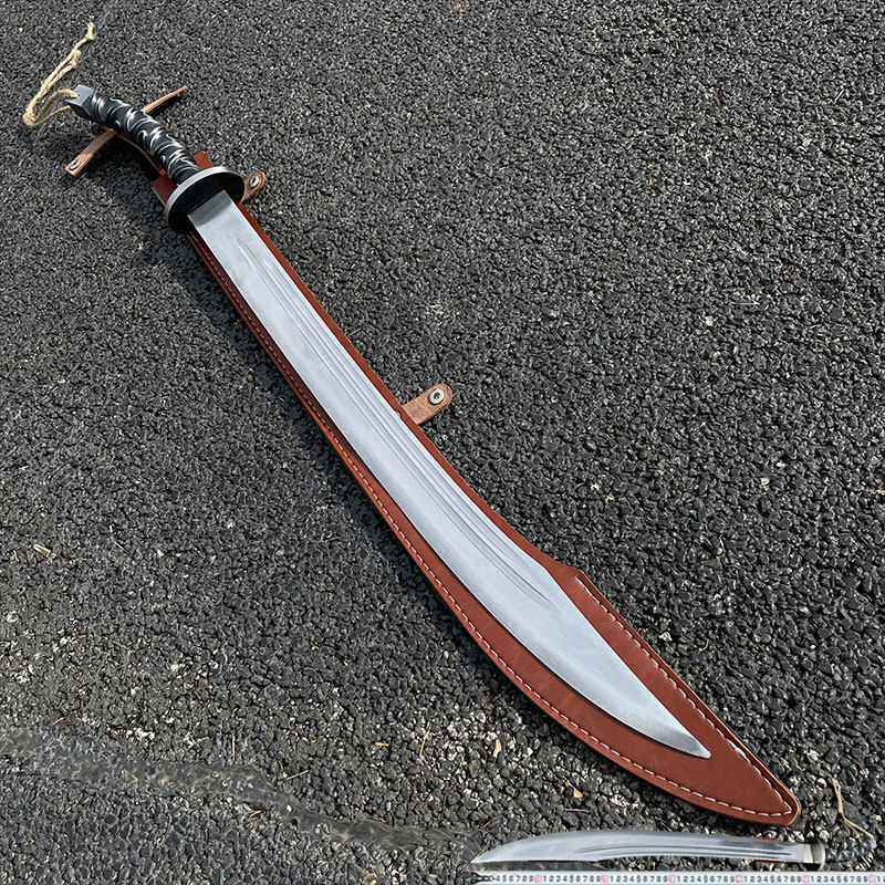 牛尾刀扭转一体锻打轨道钢龙泉刀剑户外摆件收藏车载冷兵器未开刃,特色手工艺,刀剑,淘宝优惠券,粉丝福利购,淘宝优惠卷