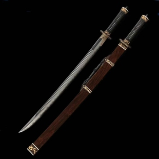 明官刀百炼钢烧刃研磨雁翎刀绣春刀戚家刀龙泉宝刀刀剑收藏未开刃