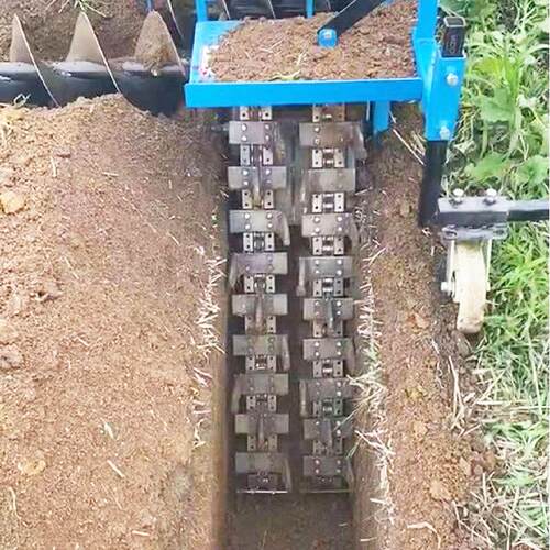 19UTX2型机双链条沟机田排水开沟机开地农下埋管链条挖沟自走手扶