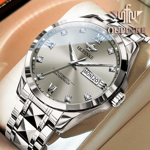 官方认证【瑞士手表】男士机械表