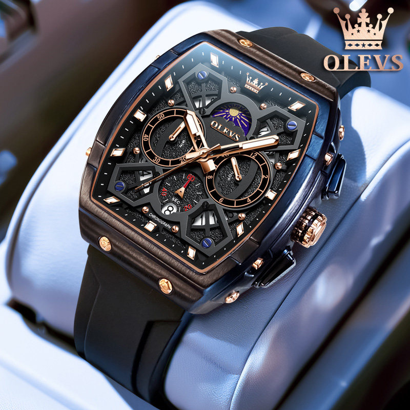 瑞士认证品牌新款潮流学生ins风男表胶带男款机械表防水夜光十大