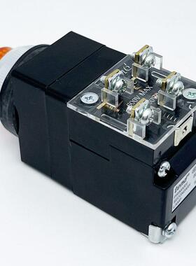 按钮开关凸头带灯变压器TIB-25-30红色220V启动A009142自复位