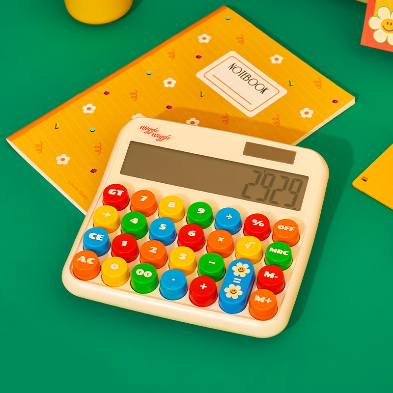 wiggle wiggle计算器女神款高颜值多巴胺会计学生大按键
