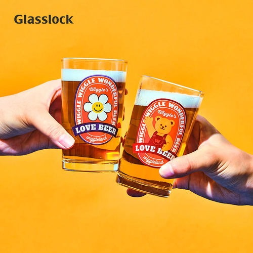 wiggle啤酒杯玻璃杯联名果汁杯