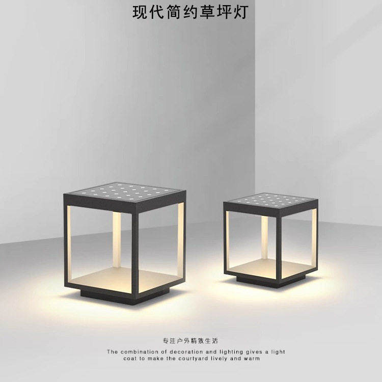 太阳能防水庭院柱头灯