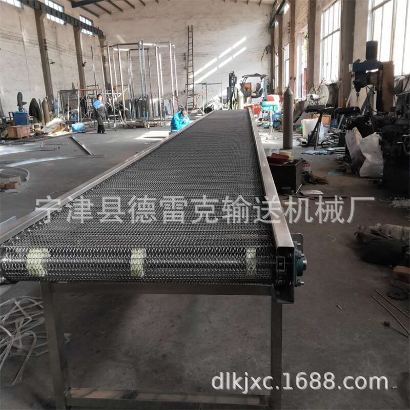 厂家定做不锈钢网带转弯输送机