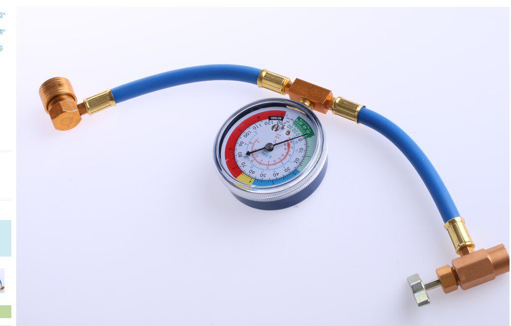 R134A汽车空调雪种冷媒制冷剂补充加注加液DIY工具加氟管F1/2ACME