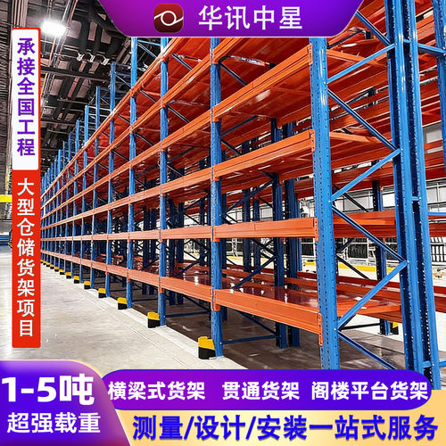 工业库房大型仓库立体库高位重型仓储货架工厂托盘横梁式货架