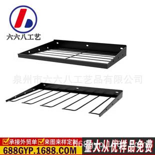 壁挂架工具收纳架手持电钻置物架重型浮动墙壁架储物架铁艺搁板架