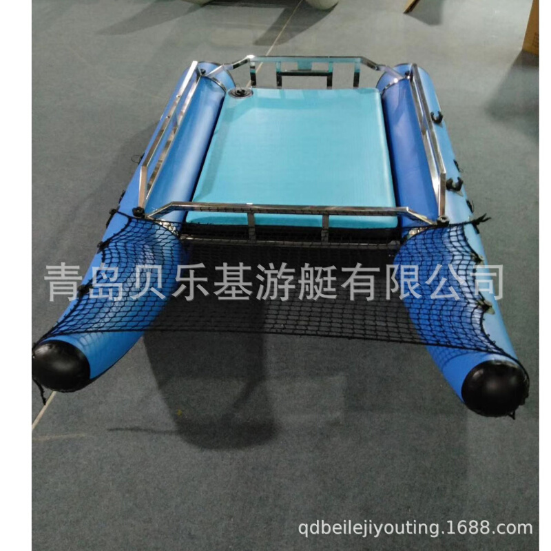 RF240便携式筏钓利器钓鱼船单人路亚艇浮式钓台小汽艇厂家直营