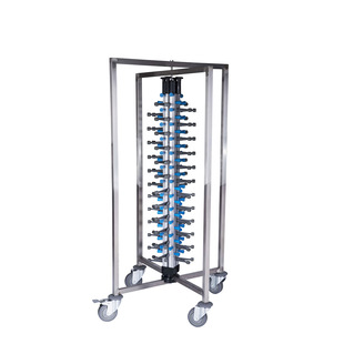 不锈钢碟架车酒店餐厅厨房碗碟架车可移动带轮1600CC方便盘车