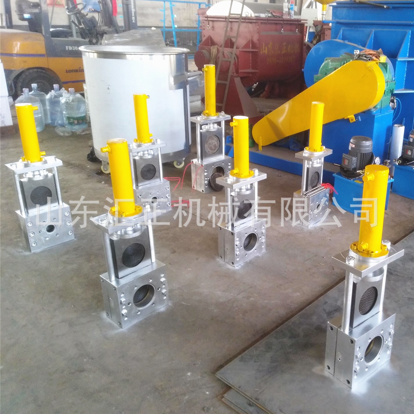 厂家供应自动液压换网器带液压站不漏料造粒机换网器