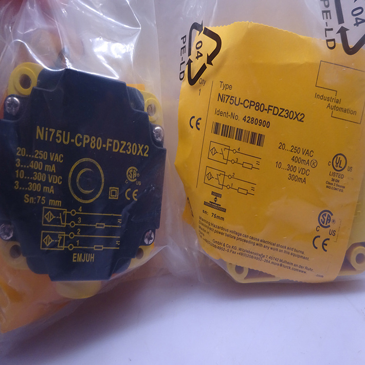 方形全新接近开关NI75U-CP80-FDZ30X2质保一年
