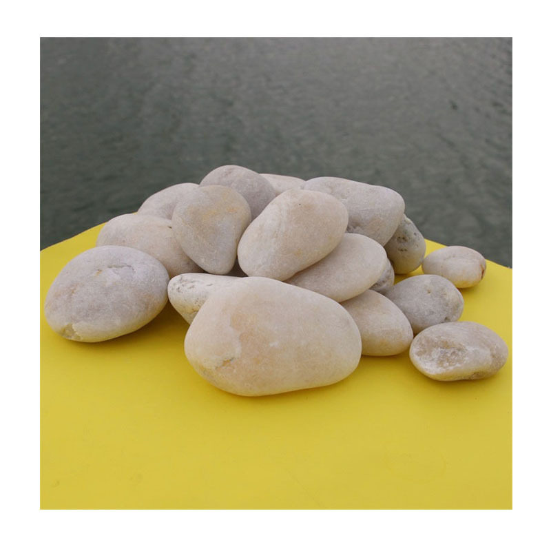 白色一体水族造景鹅卵石80g