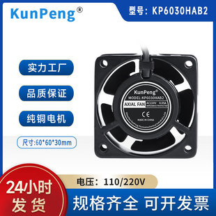 6030散热风扇6028微型交流自动化控制系统220V轴流工业专用