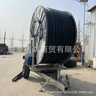 移动式PE喷灌机 大田农作物抗旱自动卷盘喷灌设备 自走浇地淋灌机
