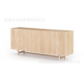 RH美式 实木高端电视柜设计师设计现代简约电视柜媒体控制台